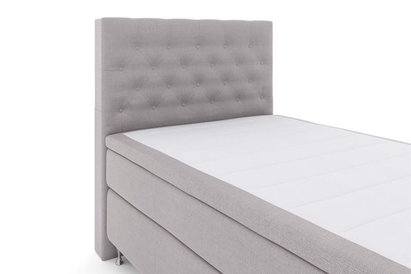 Select No 6 Kontinentalsäng 120x200 Medium Memory/Pocket - Ljusgrå/Silver - Products - Möbler - Säng - Enkelsäng