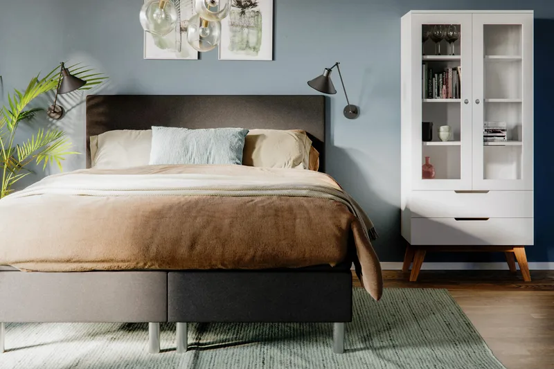 Sleepy Kontinentalsäng 160x200 cm - Svart - Products - Möbler - Säng - Kontinentalsäng