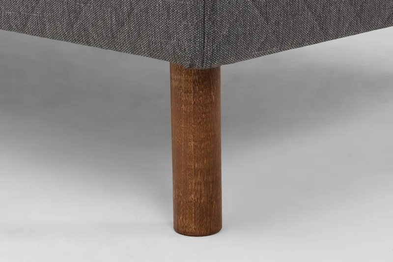 Sundborn Ramsäng 105x200 Medelfast Latex - Grå - Products - Möbler - Säng - Enkelsäng