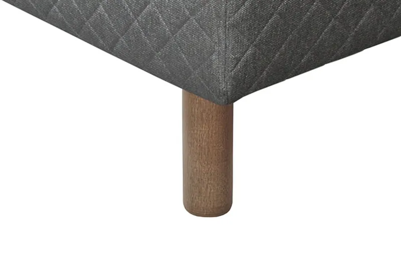 Sundborn Ramsäng 90x200 Medelfast Memory - Grå - Products - Möbler - Säng - Enkelsäng