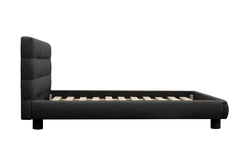 Teddy Komplett Sängpaket Sängram med Madrass 140x200 cm - Svart - Products - Möbler - Säng - Komplett sängpaket