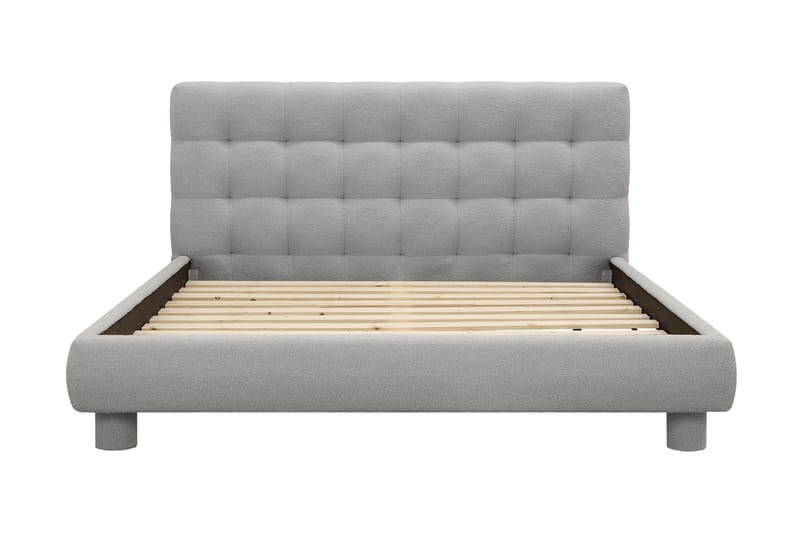 Teddy Komplett Sängpaket Sängram med Madrass 160x200 cm - Grå - Products - Möbler - Säng - Komplett sängpaket