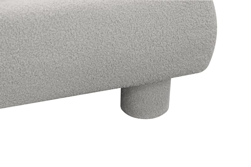 Teddy Komplett Sängpaket Sängram med Madrass 180x200 cm - Grå - Products - Möbler - Säng - Komplett sängpaket