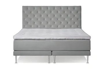 Med sänggavel - Ljusgrå