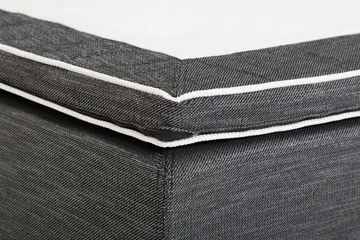 Viken Bas Ramsäng 80x200 Ancona - Ancona Grå - Products - Möbler - Säng - Enkelsäng