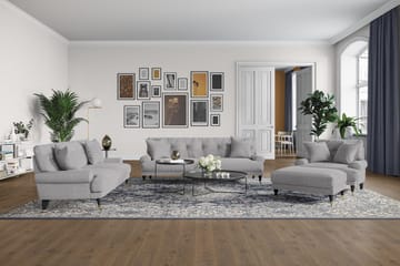 Andrew 2-sits Tygsoffa - Grå - Products - Möbler - Soffa - 2 sits soffa