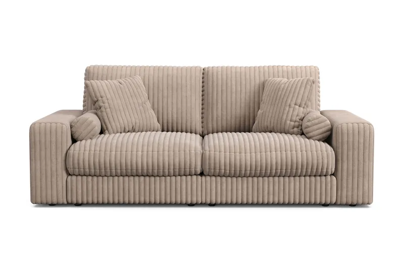 Arken Lyx 3-sits Djup Soffa i Manchester, Greige
