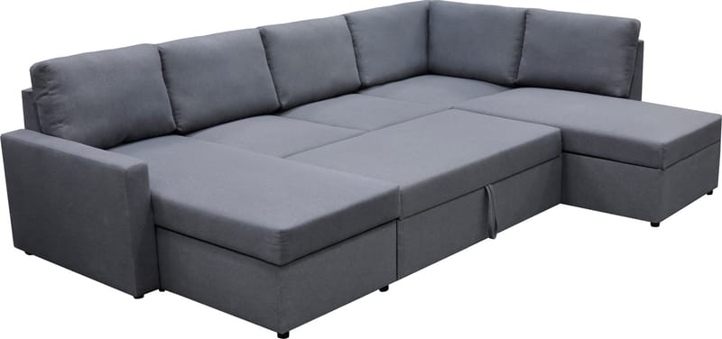 Bäddsoffa Dream U-form - Mörkgrå - Products - Möbler - Soffa - Bäddsoffa - U bäddsoffa
