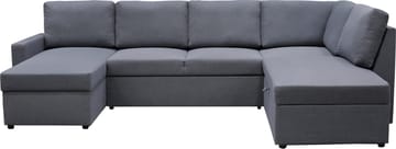 Bäddsoffa Dream U-form - Mörkgrå - Products - Möbler - Soffa - Bäddsoffa - U bäddsoffa