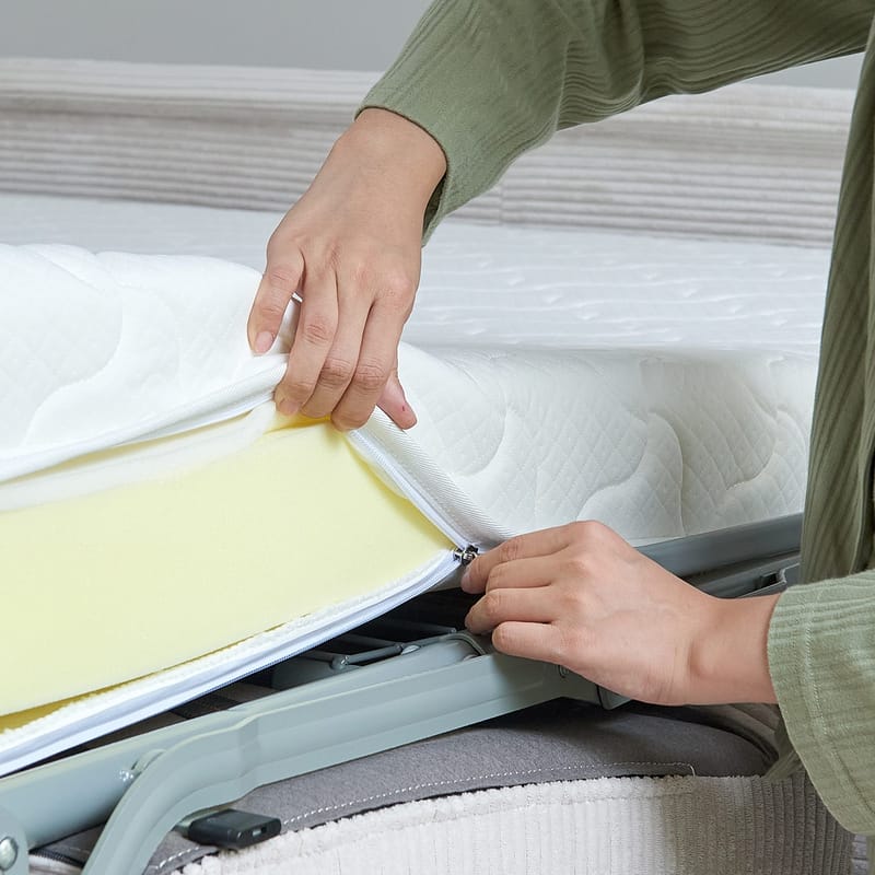 Bäddsoffa framåtäddad - Grå Hoven - Grå - Products - Möbler - Soffa - Bäddsoffa - Framåtbäddad bäddsoffa