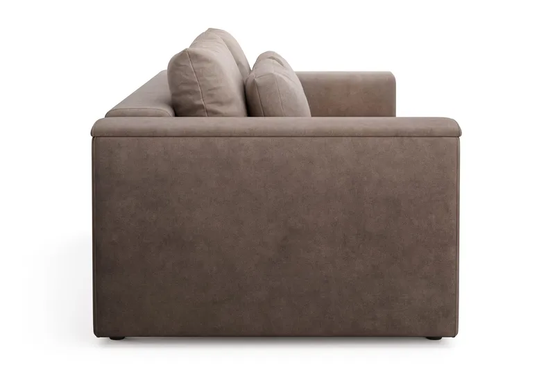 Bergen Extra Djup 3-sits Bäddsoffa med förvaring - Brun - Products - Möbler - Soffa - Bäddsoffa - 3 sits bäddsoffa