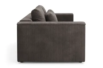 Bergen Extra Djup 3-sits Bäddsoffa med förvaring i manchester - Brun - Products - Möbler - Soffa - Bäddsoffa - 3 sits bäddsoffa