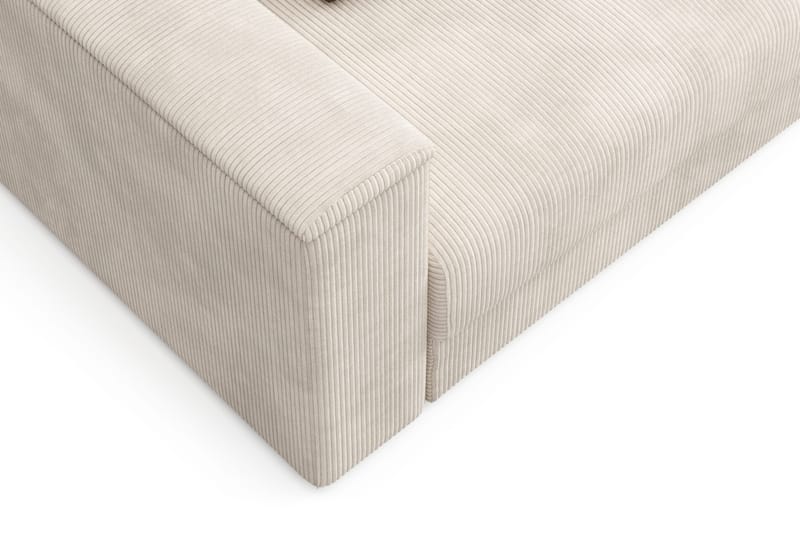 Bergen Extra Djup 3-sits Bäddsoffa med vändbar divan och förvaring i manchester - Beige - Products - Möbler - Soffa - Bäddsoffa - Bäddsoffa divan