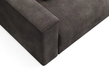 Bergen Extra Djup 3-sits Bäddsoffa med vändbar divan och förvaring i manchester - Brun - Products - Möbler - Soffa - Bäddsoffa - Bäddsoffa divan