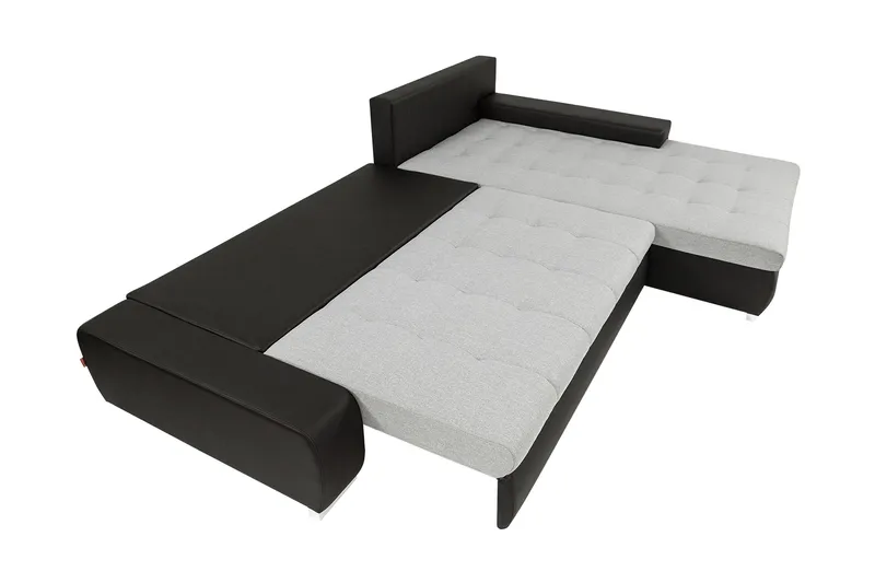 Cerys Bäddsoffa m. Divan 3-sits - Brun - Products - Möbler - Soffa - Bäddsoffa - Bäddsoffa divan