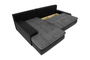 Cerys Divanbäddsoffa 265x185x85 cm Universal - Grå - Products - Möbler - Soffa - Bäddsoffa - Bäddsoffa divan