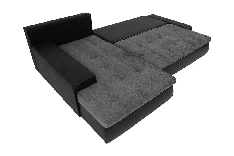 Cerys Divanbäddsoffa 265x185x85 cm Universal - Grå/Vit - Products - Möbler - Soffa - Bäddsoffa - Bäddsoffa längsbäddad
