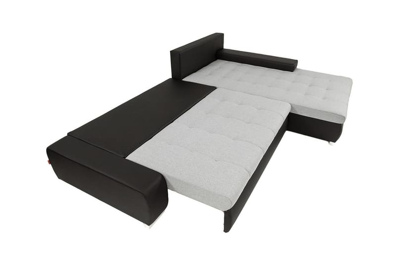 Cerys Hörnsoffa Universal - Svart/Grå - Products - Möbler - Soffa - Bäddsoffa - Bäddsoffa divan
