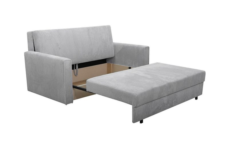 Denegal 2-sits liten bäddsoffa i Manchester - Grå - Products - Möbler - Soffa - Bäddsoffa - 2 sits bäddsoffa