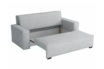 Denegal 2-sits liten bäddsoffa i Tyg - Grå , Blå - Products - Möbler - Soffa - Bäddsoffa - 2 sits bäddsoffa
