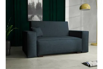 Denegal 2-sits liten bäddsoffa i Tyg - Grå - Products - Möbler - Soffa - Bäddsoffa - 2 sits bäddsoffa