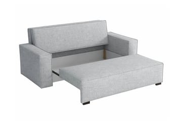 Denegal 2-sits liten bäddsoffa i Tyg - Grå - Products - Möbler - Soffa - Bäddsoffa - 2 sits bäddsoffa
