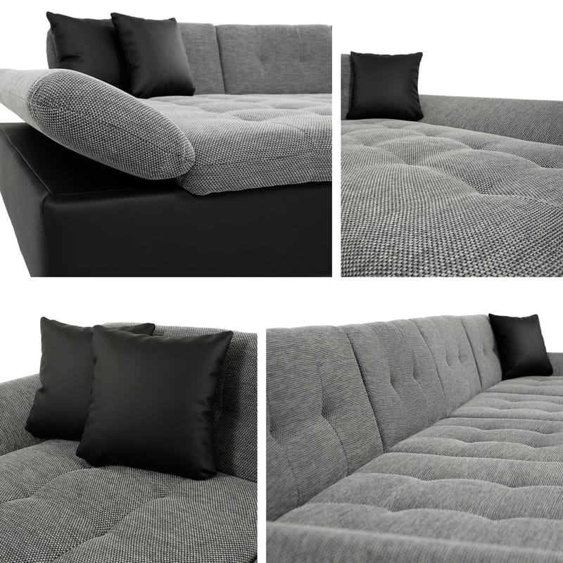 Dewitt Bäddsoffa Dubbeldivan 5-sits - Brun - Products - Möbler - Soffa - Bäddsoffa - U bäddsoffa