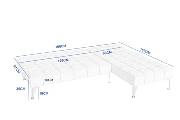Divansoffa i grön sammet med bäddfunktion - grön - Products - Möbler - Soffa - Bäddsoffa - Bäddsoffa divan