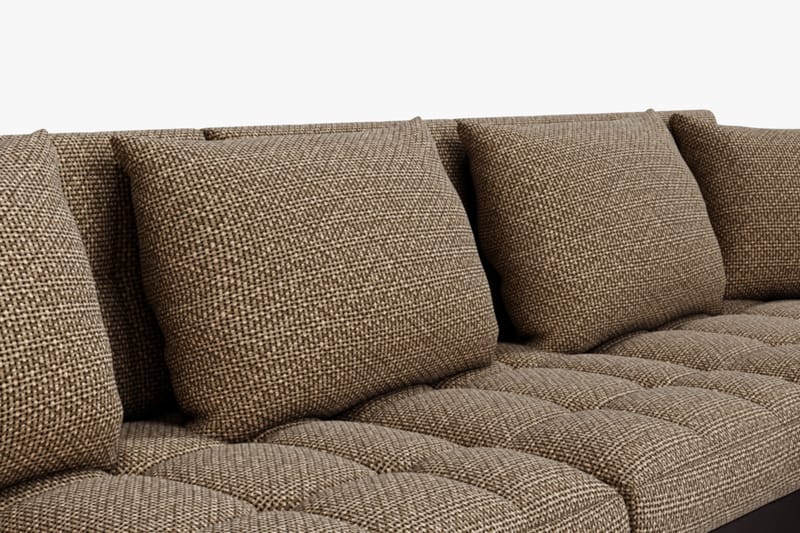 Dynir Hörnbäddsoffa Divan med Förvaring Höger - Beige/Brun - Products - Möbler - Soffa - Bäddsoffa - Bäddsoffa längsbäddad