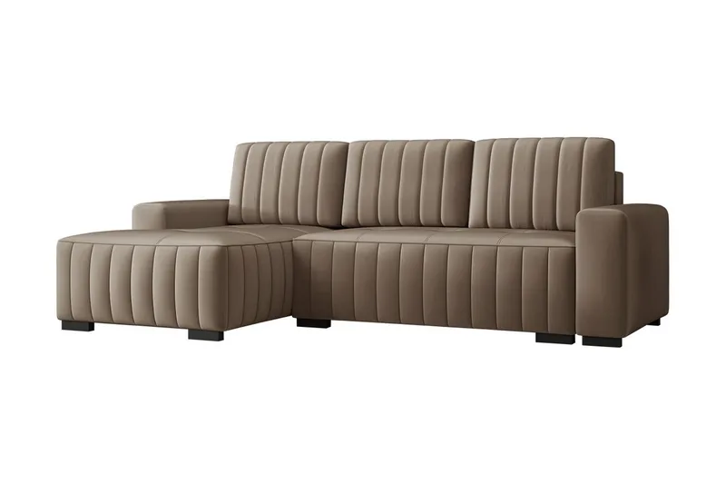 Esher 4-sits Bäddsoffa Vänster, Beige