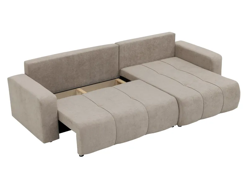 Flo Bäddsoffa med Divan 3-sits - Krämvit - Products - Möbler - Soffa - Bäddsoffa - Bäddsoffa divan