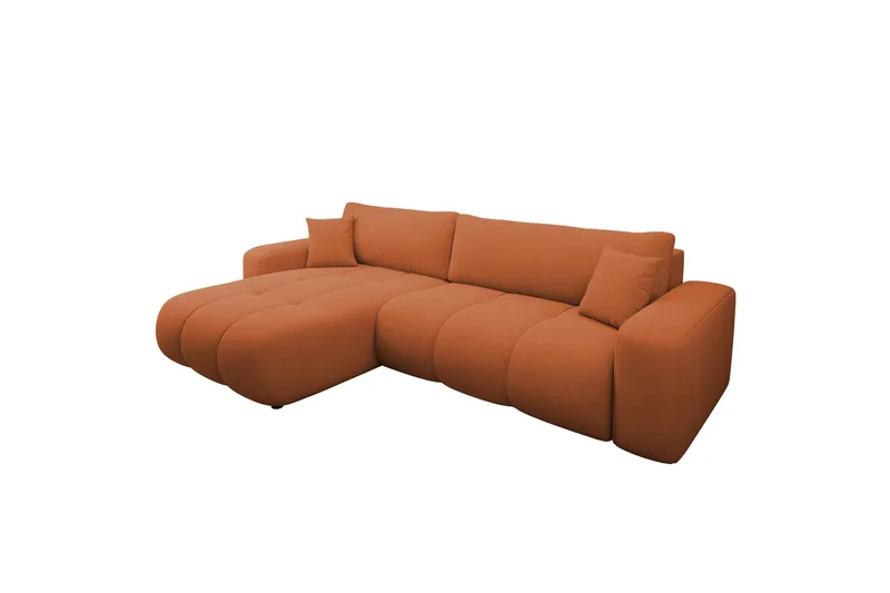 Flo Bäddsoffa med Divan 3-sits, Orange