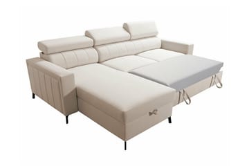 Galbally 3-sits Hörnbäddsoffa beige - Products - Möbler - Soffa - Bäddsoffa - Bäddsoffa divan