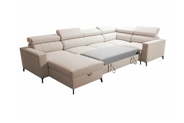 Galbally 4-sits Hörnbäddsoffa Dark blue - Products - Möbler - Soffa - Bäddsoffa - Hörnbäddsoffa