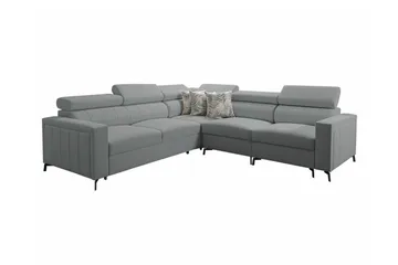 Galbally 4-sits Hörnbäddsoffa Ljusgrå - Products - Möbler - Soffa - Bäddsoffa - Hörnbäddsoffa