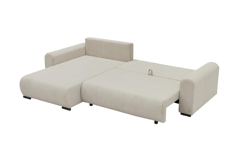 Handda Bäddsoffa med Divan 3-sits i Bouclé - Rosa - Products - Möbler - Soffa - Bäddsoffa - Bäddsoffa divan