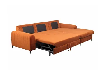 Kintore 3-sits Hörnbäddsoffa Light grey/Dark grey - Products - Möbler - Soffa - Bäddsoffa - Hörnbäddsoffa