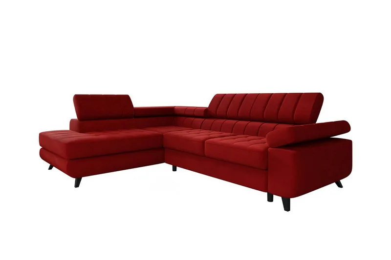 Kintore 3-sits Hörnbäddsoffa Red
