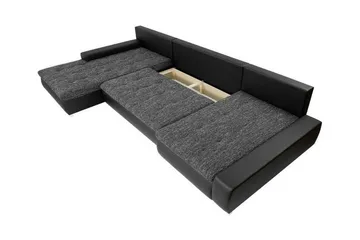 Kintore 4-sits Hörnbäddsoffa Wine red - Products - Möbler - Soffa - Bäddsoffa - Hörnbäddsoffa