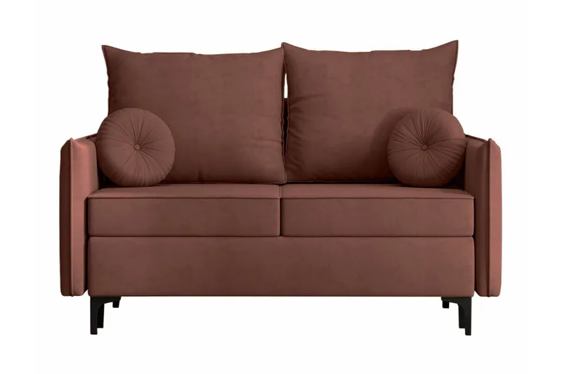 Knocklong 2-sits Bäddsoffa - Rosa - Products - Möbler - Soffa - Bäddsoffa - Bäddsoffa längsbäddad