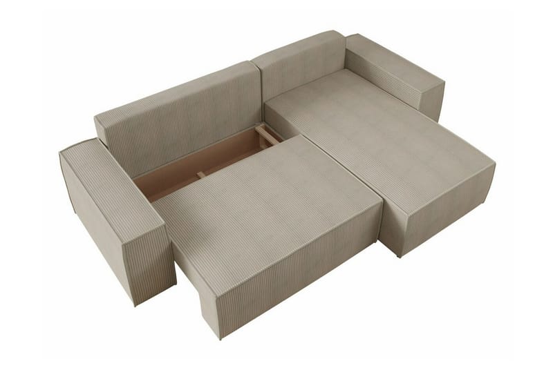 Knocklong 3-sits Hörnbäddsoffa - Cream - Products - Möbler - Soffa - Bäddsoffa - Bäddsoffa divan