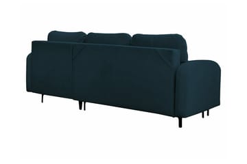 Knocklong 3-sits Hörnbäddsoffa Dark blue - Products - Möbler - Soffa - Bäddsoffa - Hörnbäddsoffa