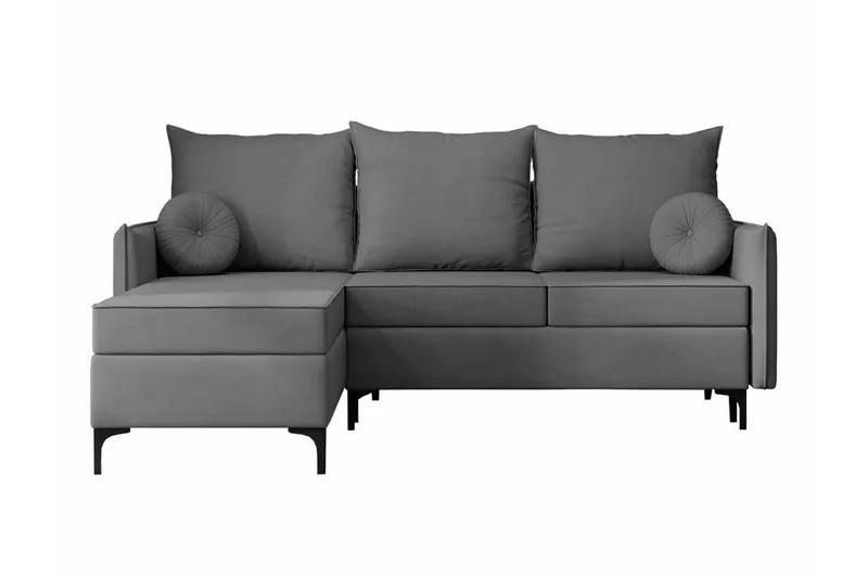 Knocklong 3-sits Hörnbäddsoffa, Grå