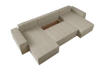 Knocklong 4-sits Hörnbäddsoffa - Svart - Products - Möbler - Soffa - Bäddsoffa - Hörnbäddsoffa