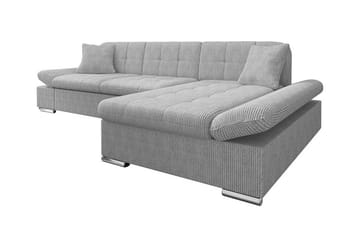 Lomux 3-sits Hörnbäddsoffa Light grey/Dark grey - Products - Möbler - Soffa - Bäddsoffa - Bäddsoffa längsbäddad