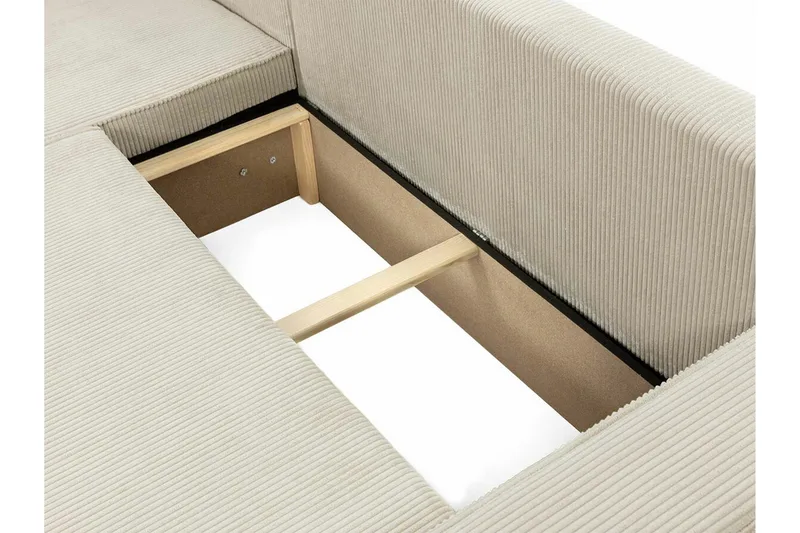 Magston 3-sits Hörnbäddsoffa - Grå - Products - Möbler - Soffa - Bäddsoffa - Hörnbäddsoffa