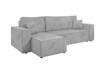 Magston 3-sits Hörnbäddsoffa - Ljusgrå - Products - Möbler - Soffa - Bäddsoffa - Hörnbäddsoffa