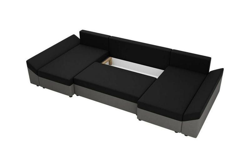 Midfeld 4-sits Hörnbäddsoffa Light grey - Products - Möbler - Soffa - Bäddsoffa - Bäddsoffa längsbäddad