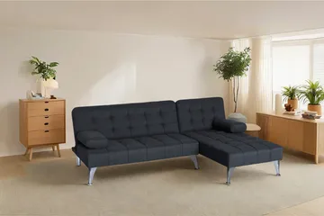 Neptun divansoffa bäddbar mörkgrått - Mörkgrå - Products - Möbler - Soffa - Bäddsoffa - Bäddsoffa divan