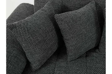 Niko U-Bäddsoffa 350x205x76 cm Divan Höger - Grå - Products - Möbler - Soffa - Bäddsoffa - Bäddsoffa divan